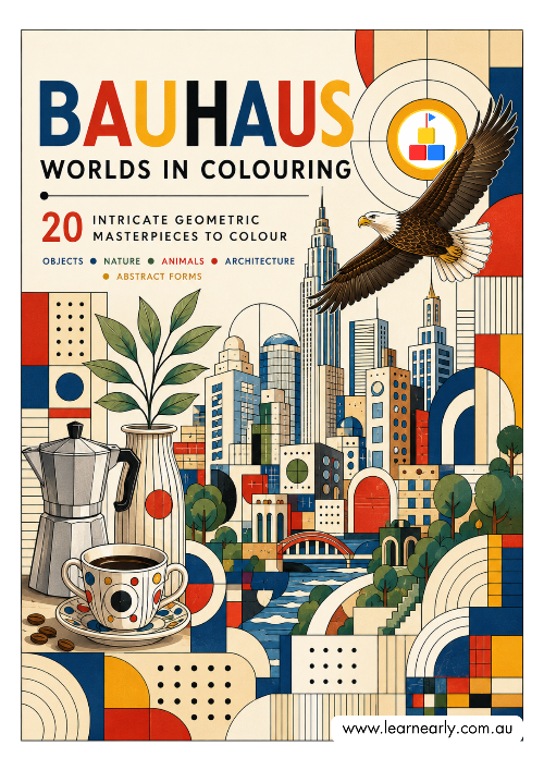 Bauhaus Worlds in Colouring - Expert