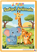 Safari Adventures Early Learning Colouring and Fact Book