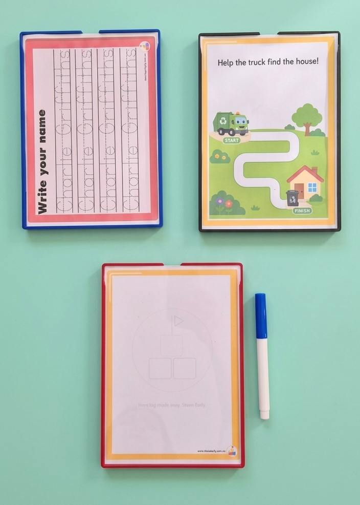 PaperTrap I: Reusable Writing and Art Pad for Toddlers (4mm)