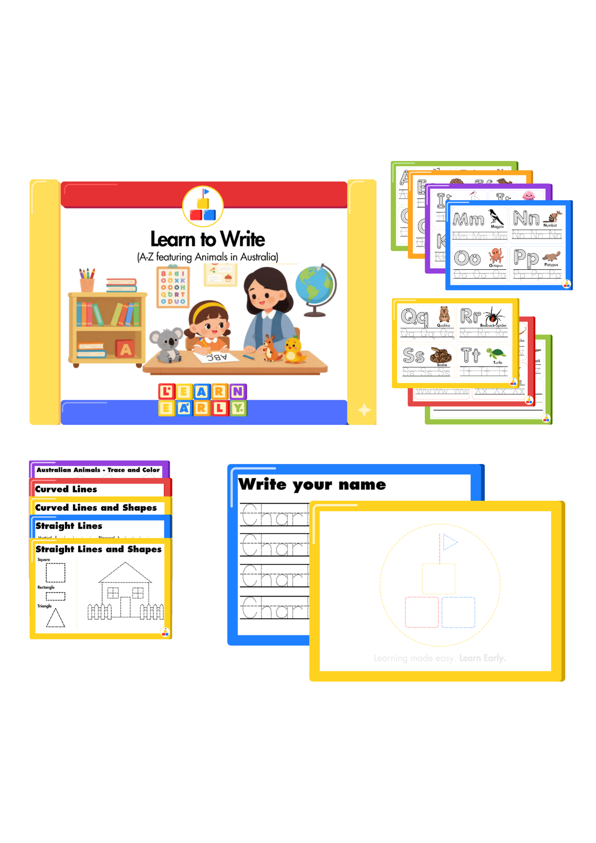 Learn to Write - Animals in Australia